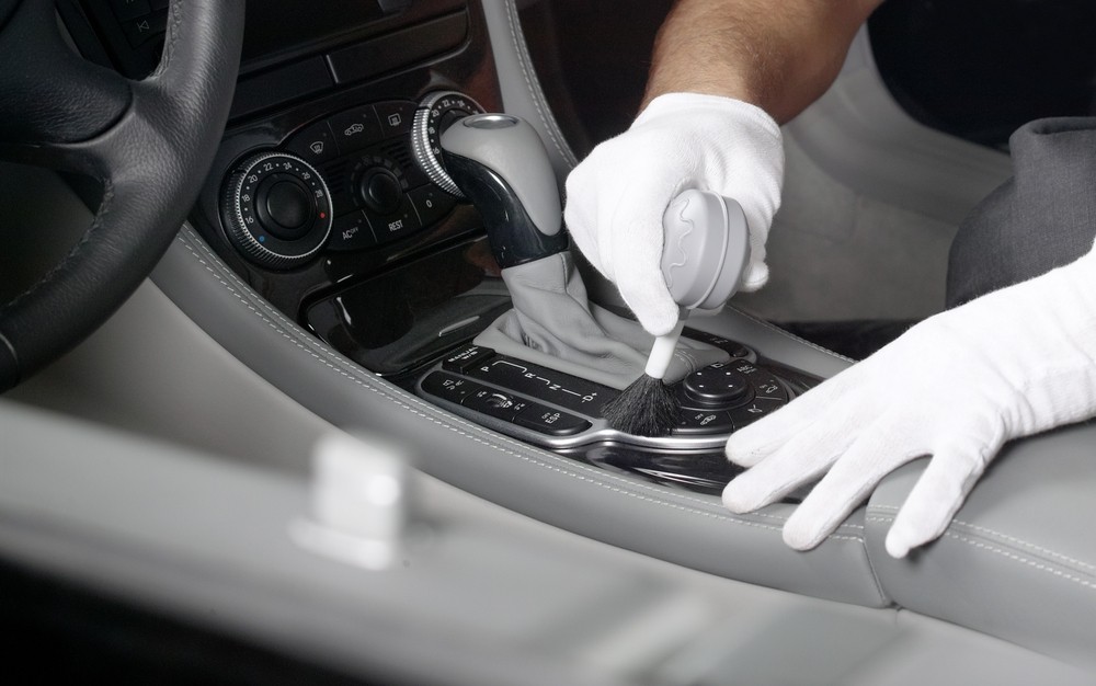 Interior detailing and leather conditioning at Detail Sector
